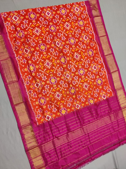 PSSIISDP4S25ECCD48- Ikat silk dupatta