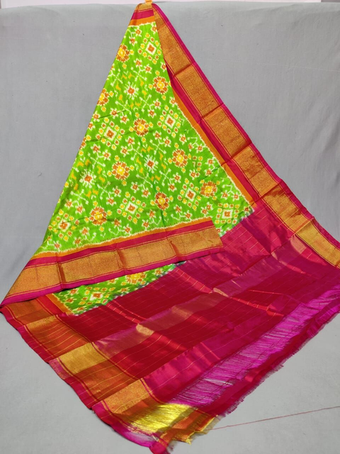 PSSIISDP4S25ECCD62- Ikat silk dupatta