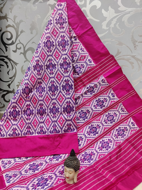 PSPHIDSS4S27BTCD06- Ikat silk saree