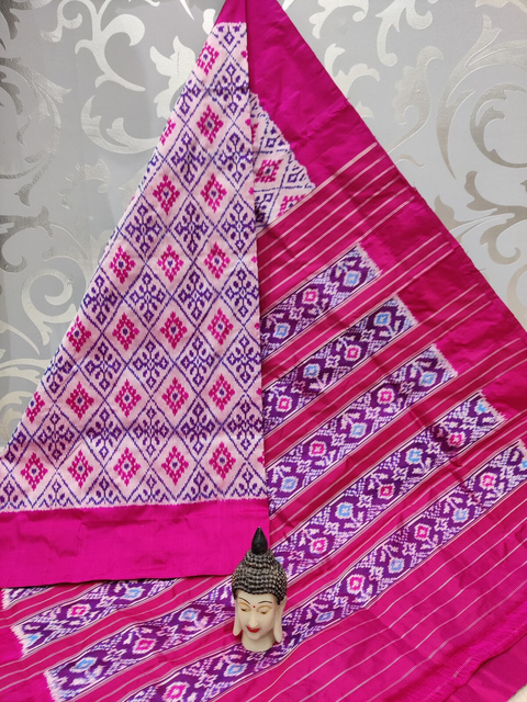 PSPHIDSS4S27BTCD15- Ikat silk saree