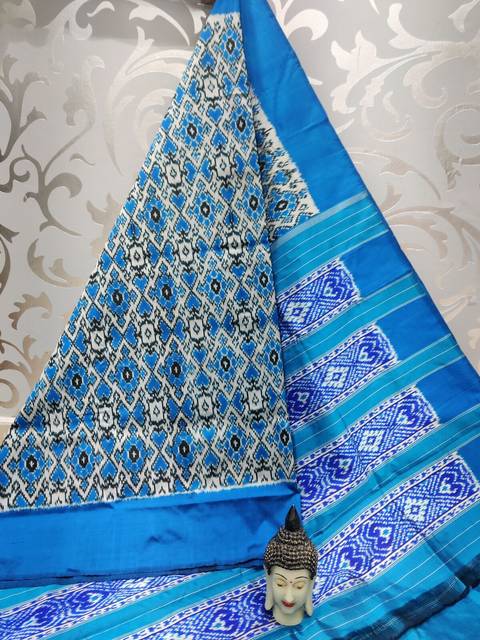 PSPHIDSS4S27BTCD24- Ikat silk saree