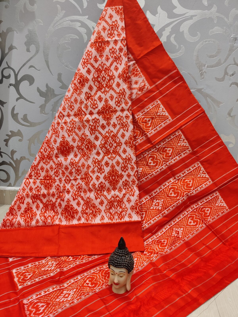 PSPHIDSS4S27BTCD33- Ikat silk saree