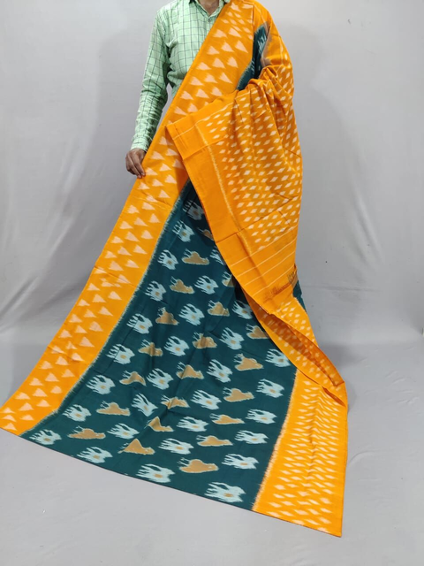 PSSIICTS4O06INCD03- Ikat cotton saree