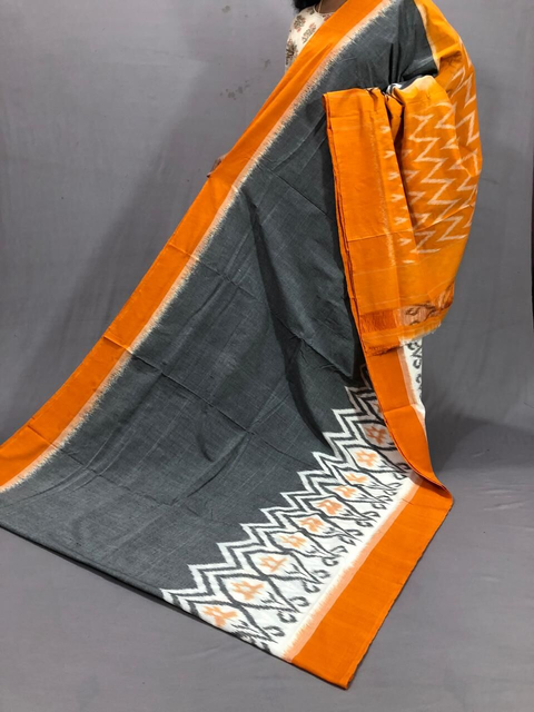 PSSIICTS4O06INCD05- Ikat cotton saree