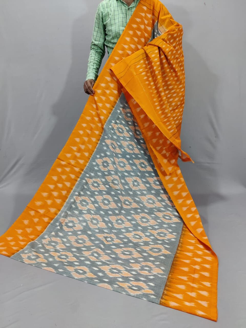 PSSIICTS4O06INCD11- Ikat cotton saree