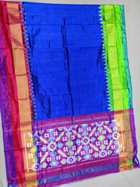 PSSIISDP4O05EDCD30- Ikat silk dupatta