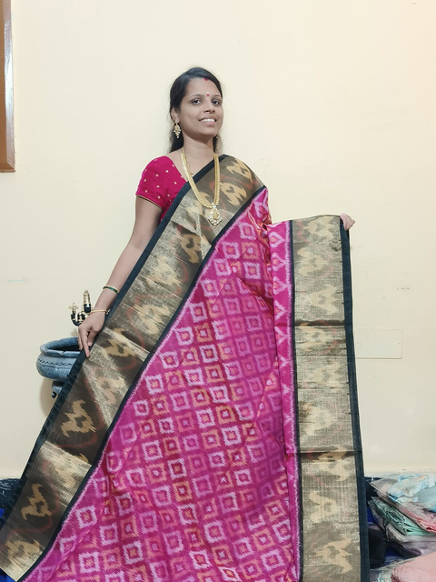 PGMRISCS4O09EZDC43- Ikat Sico saree