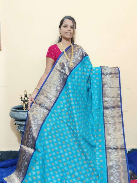 PGMRISCS4O09EZDC60- Ikat Sico saree