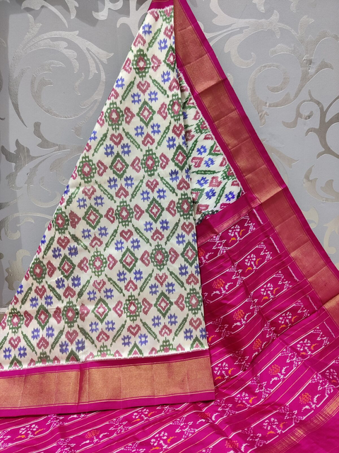 PSPHIDSS4O09BECD23- Ikat silk saree