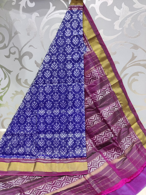 PSPHIDSS4O09BECD27- Ikat silk saree