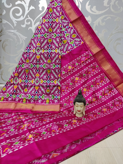 PSPHIDSS4O09BECD29- Ikat silk saree