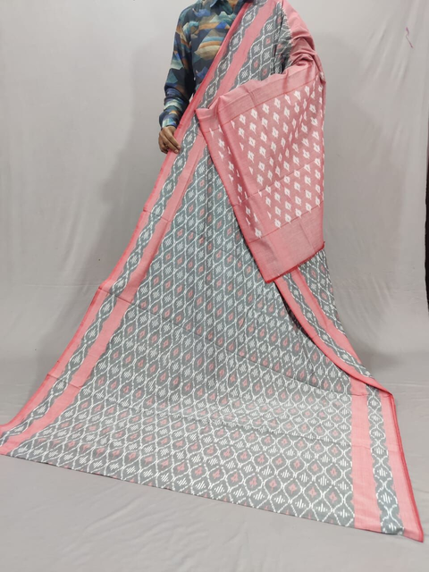 PSSIISCS4O15IECD17- Ikat Sico saree