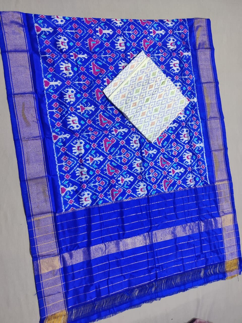 PSSISDST4O15FSCD26- Ikat sico dupatta with  sico top