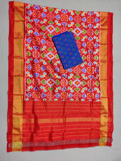 PSSISDST4O15FSCD63- Ikat sico dupatta with  sico top