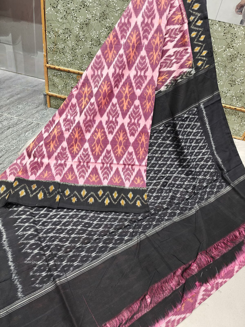 PGMRICTS4O15INSC07- Ikat cotton saree