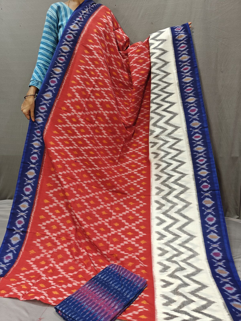 PGMRICTS4O15INSC21- Ikat cotton saree