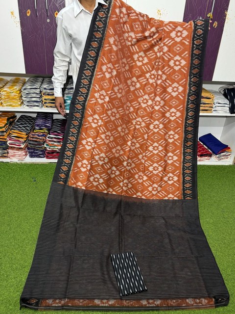 PSRGICTS4O14INSC25- Ikat cotton saree