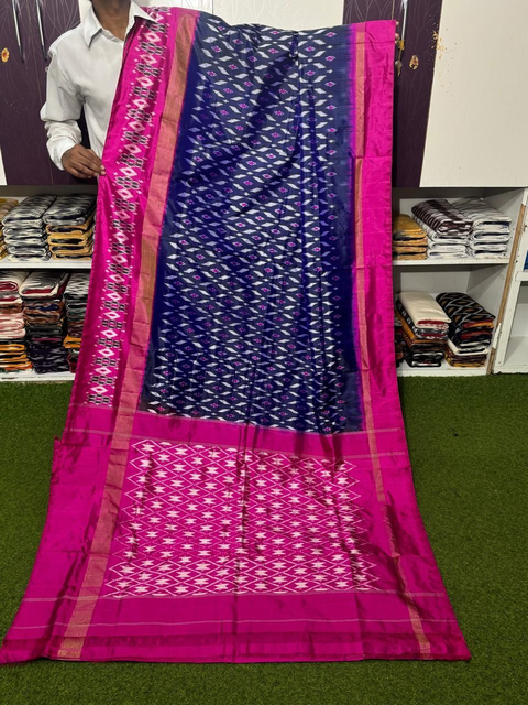 PSRGILWS4O15XCDC36- light weight Ikat silk saree