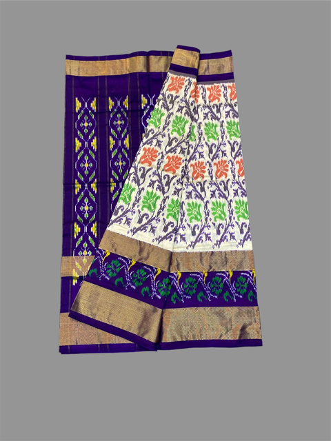 PSTHC3PS4O14NDCD06- Ikat silk saree