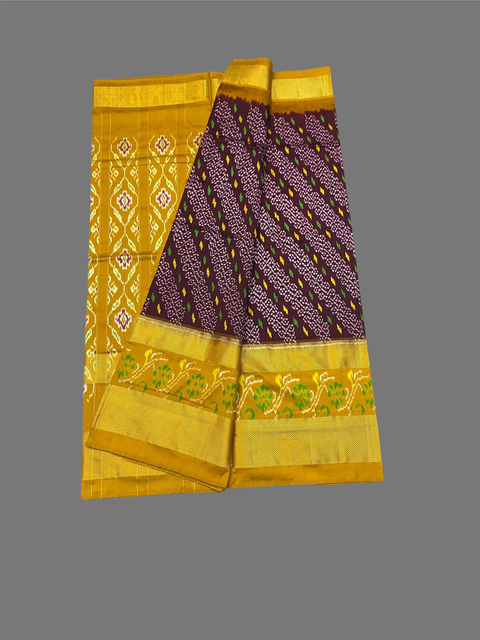 PSTHC3PS4O14NDCD26- Ikat silk saree