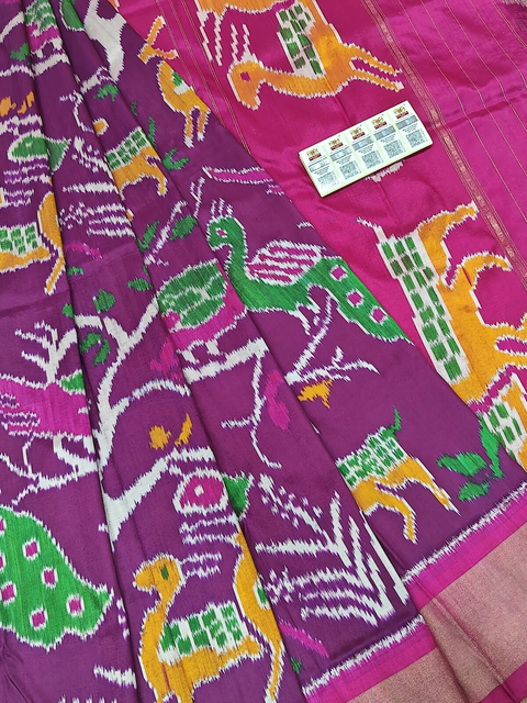 PANHIDSS4O22DTCC04- Ikat silk saree