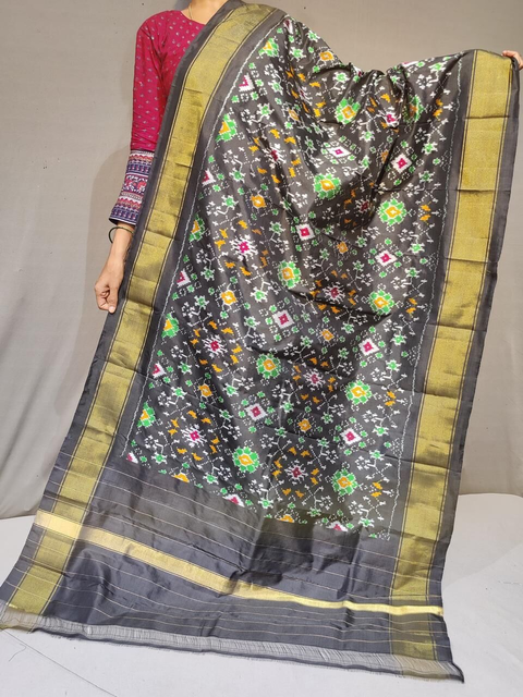 PGMRISDP4O24EDDC06- Ikat silk dupatta