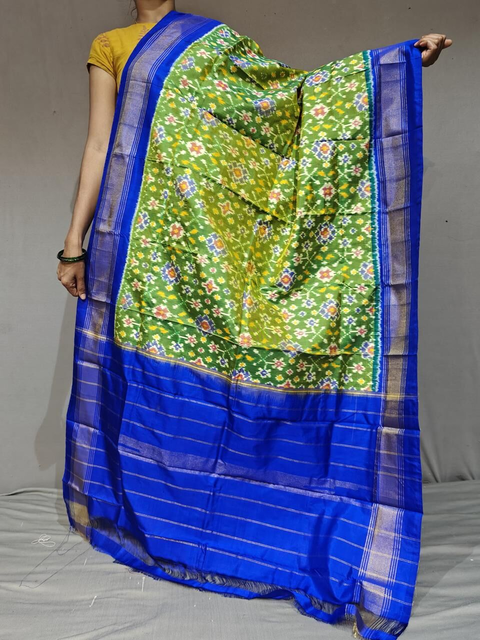 PGMRISDP4O24EDDC10- Ikat silk dupatta