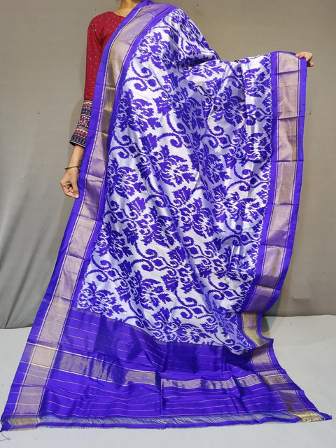 PGMRISDP4O24EDDC16- Ikat silk dupatta