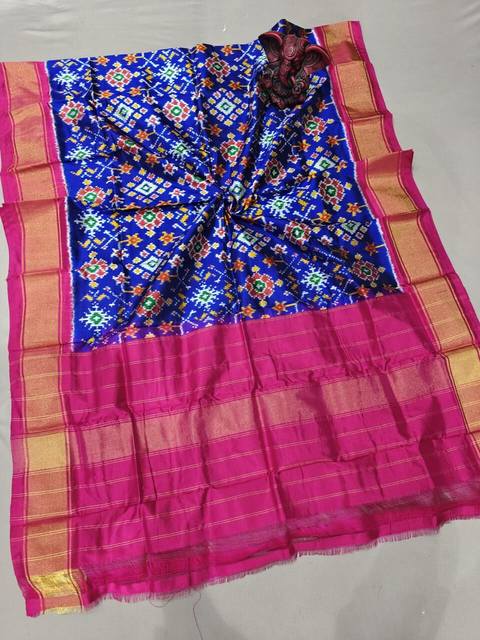 PGMRISDP4O24EDDC17- Ikat silk dupatta