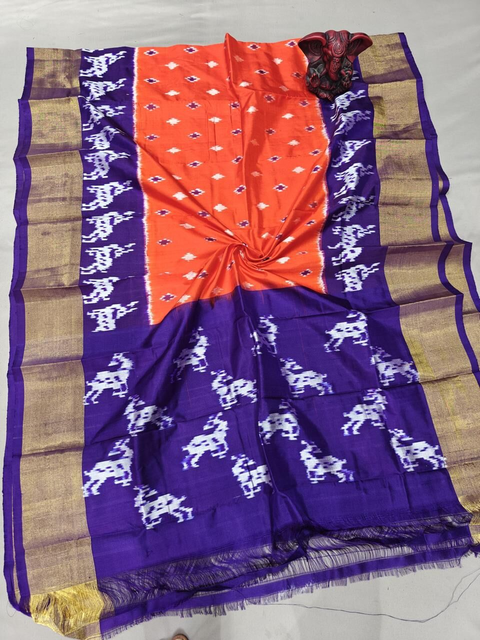 PGMRISDP4O24EDDC18- Ikat silk dupatta