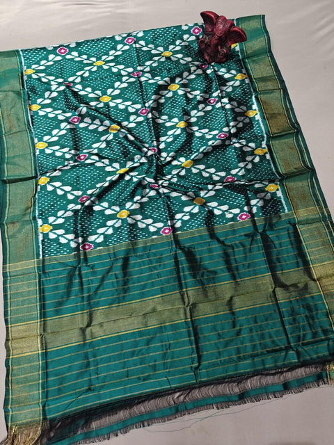 PGMRISDP4O24EDDC20- Ikat silk dupatta