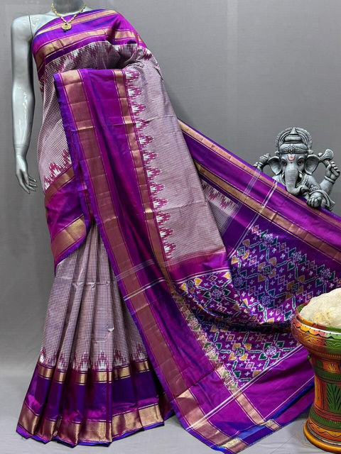 PSNTIDSS4O23TBDC12- Ikat silk saree