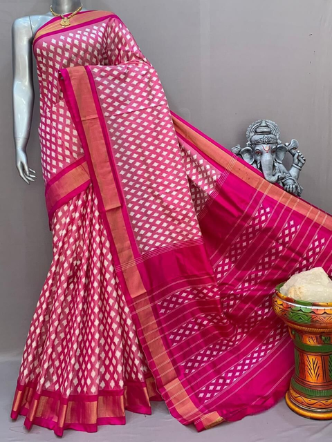 PSNTIDSS4O23TBDC19- Ikat silk saree