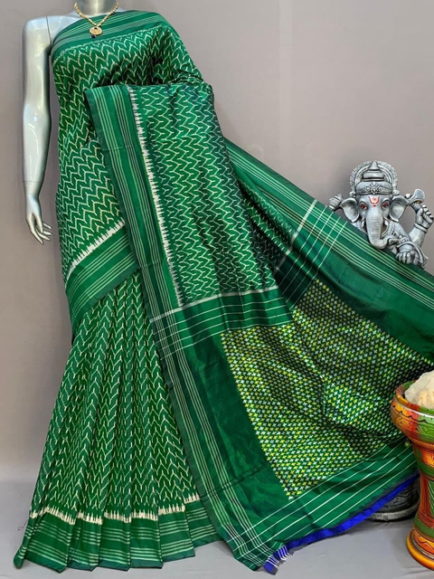 PSNTIDSS4O23TBDC25- Ikat silk saree