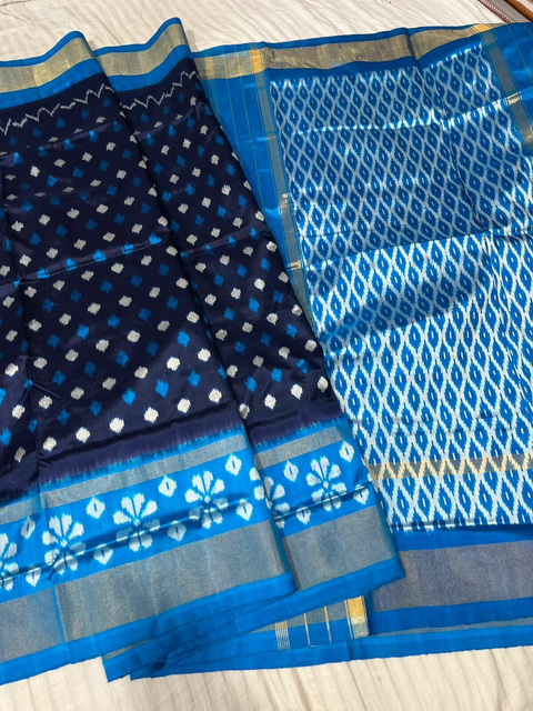 PSRRIDSS4O23TDDC11- Ikat silk saree