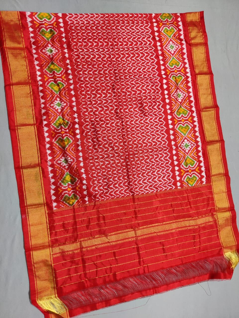 PSSIISDP4O24EDCC48- Ikat silk dupatta