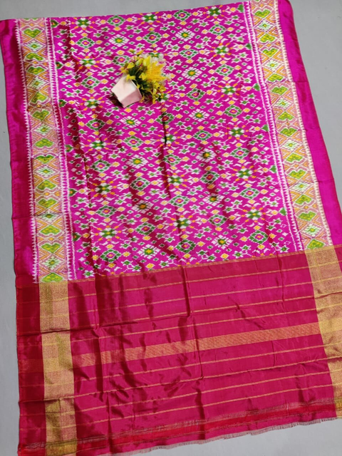 PSSIISDP4O24EDCC59- Ikat silk dupatta