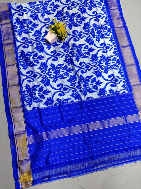 PSSIISDP4O24EDCC66- Ikat silk dupatta