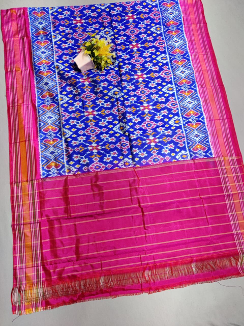 PSSIISDP4O24EDCC75- Ikat silk dupatta