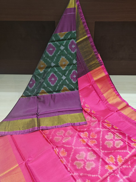 PANHISSS4O25IFSC06- Ikat soft silk saree