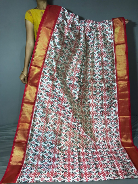 PGMRIDSS4O24NIDD28- Ikat silk saree