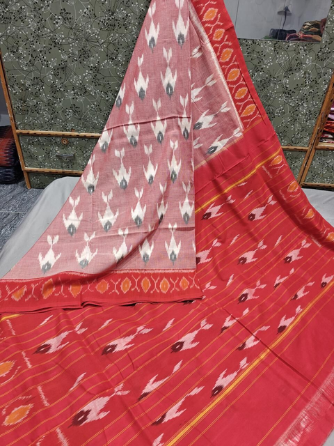 PGMRICTS4O27INDD68- Ikat cotton saree