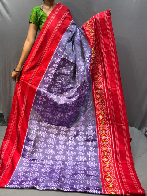 PGMRIDSS4O28TSCC03- Ikat silk saree