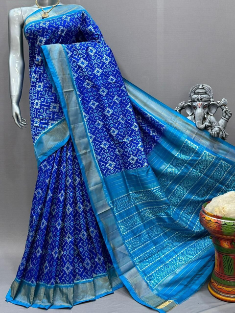 PSNTIDSS4O28NCCC36- Ikat silk saree