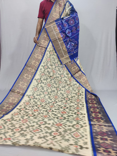 PSSIISCS4O27EECD17- Ikat Sico saree