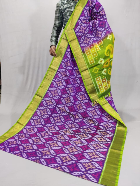 PSSIISCS4O28EDCC14- Ikat Sico saree