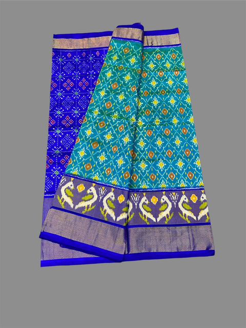 PSTHIDSS4O26NDCD53- Ikat silk saree