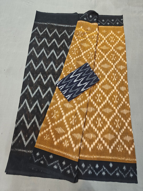 PGMRICTS4V04INDC75- Ikat cotton saree