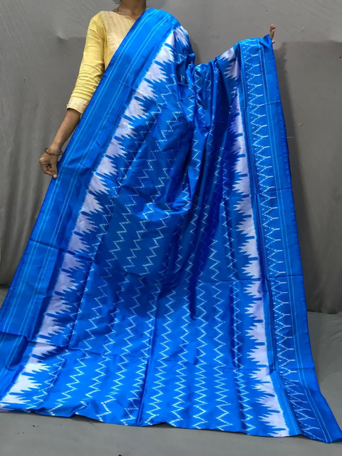 PGMRILWS4V03XCDC32- light weight Ikat silk saree