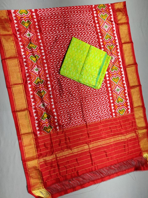 PSSISDST4V01FSCC49- Ikat Silk dupatta with Ikat sico top